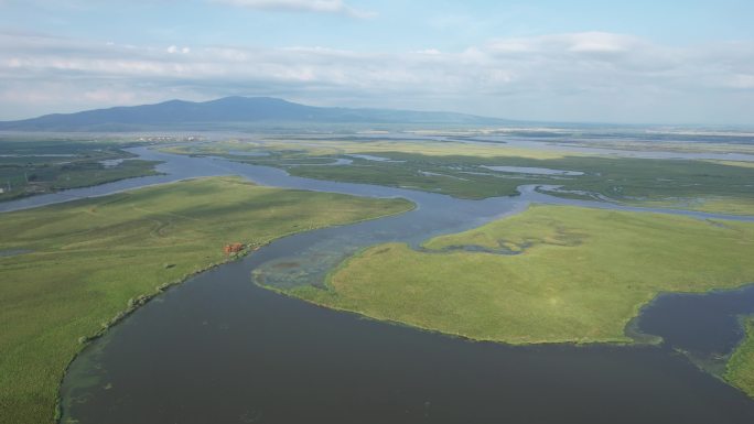 原创 黑龙江佳木斯抚远市三江湿地自然风光