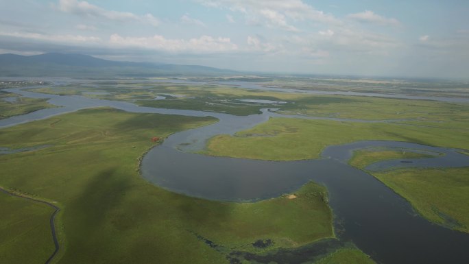 原创 黑龙江佳木斯抚远市三江湿地自然风光