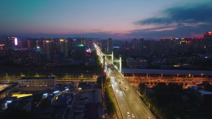 石家庄槐安路夜景