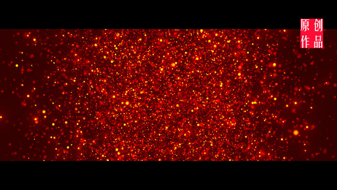 原创4k红色粒子循环背景视频素材