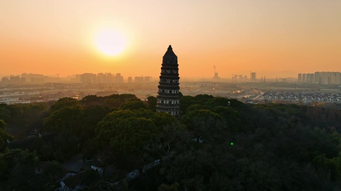 【原创】航拍苏州虎丘塔