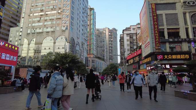 广西柳州五星商业步行街