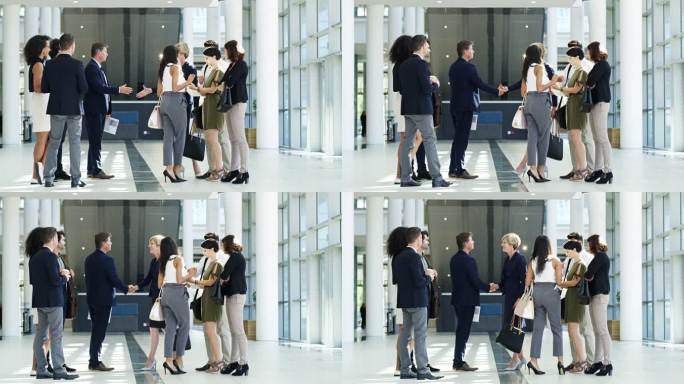 合作是企业的货币商业合作企业宣传谈判握手