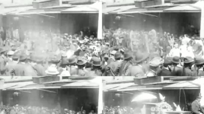 1903年旧金山华人葬礼