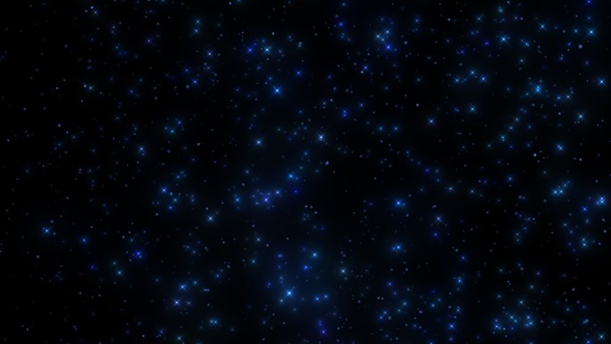 蓝色科技粒子群闪耀星星