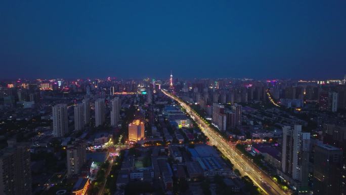 石家庄槐安路夜景