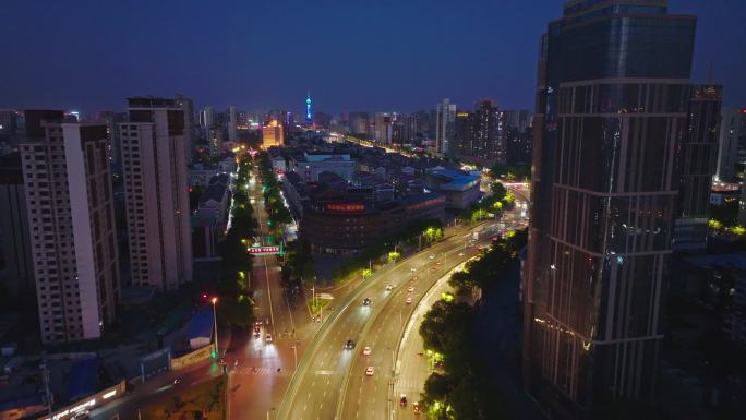 石家庄槐安路夜景