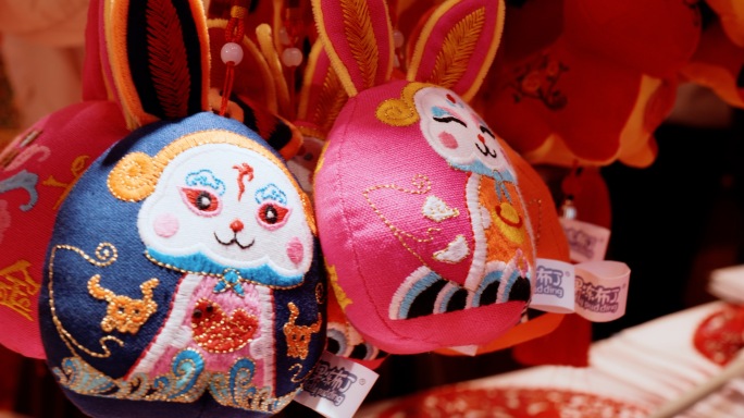 2023兔年春节上海豫园过年氛围装饰