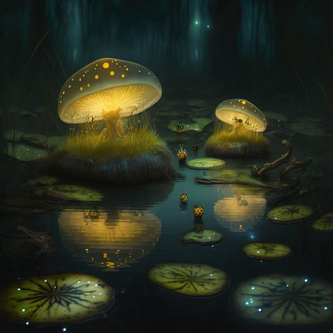 梦境仙境蘑菇