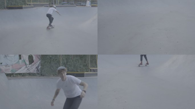 玩滑板 滑板 滑板少年 滑板公园