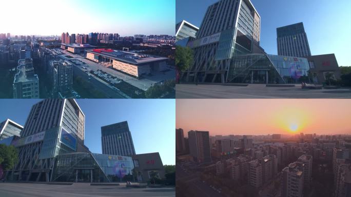 高清4K延时拍摄许昌城市景观