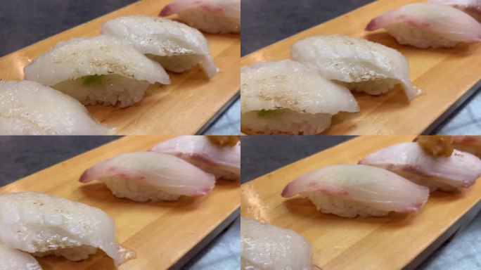寿司在日本日本美食寿司刺身生鱼片