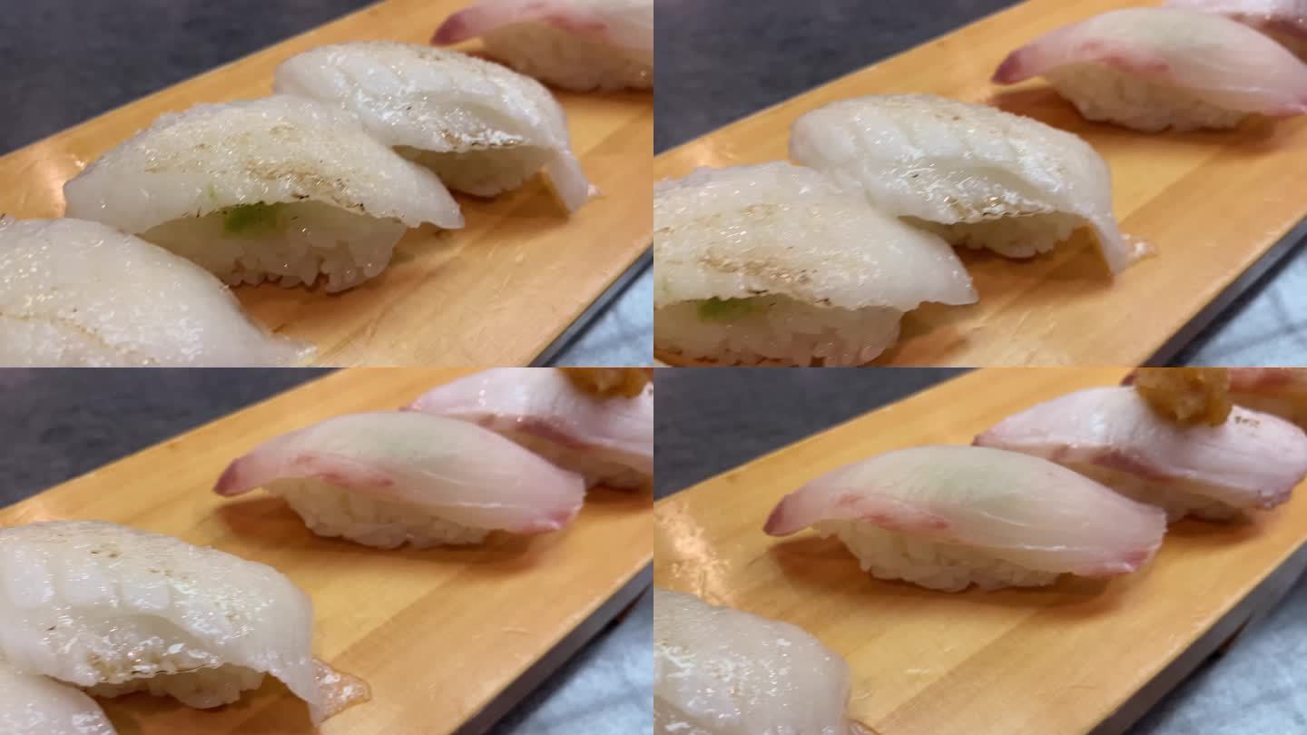 寿司在日本日本美食寿司刺身生鱼片