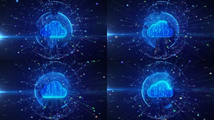 云计算大数据网络科技概念背景