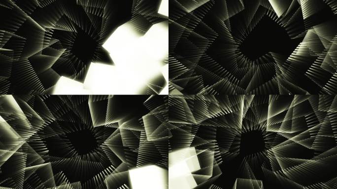 平面上摆放着五彩发光立方体的抽象花环。用花环立方体渲染抽象的环形圣诞背景。节日明亮美丽的背景。节日玩