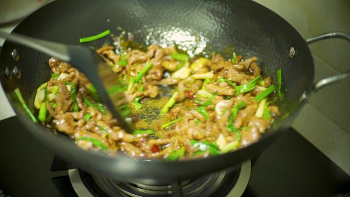 高清家庭炒菜做饭炒菜特写家常菜饭菜炒菜