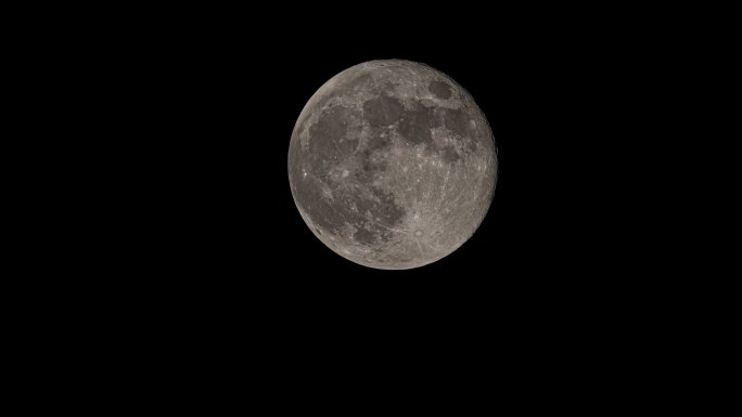 4K超清晰月球延时摄影