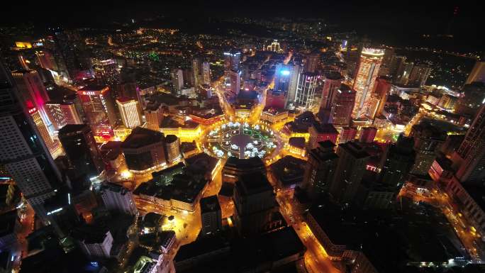 大连中山广场夜景