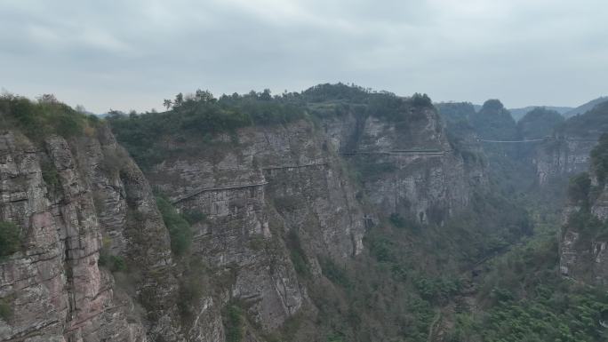 4k 浙江绍兴新昌穿岩十九峰航拍