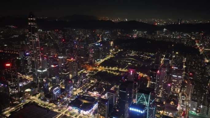 福田夜景航拍