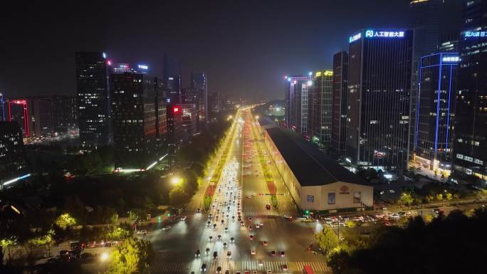 城市道路夜景