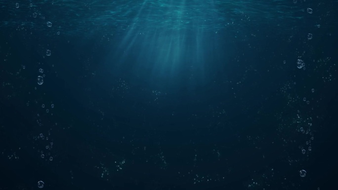 海底世界气泡光线