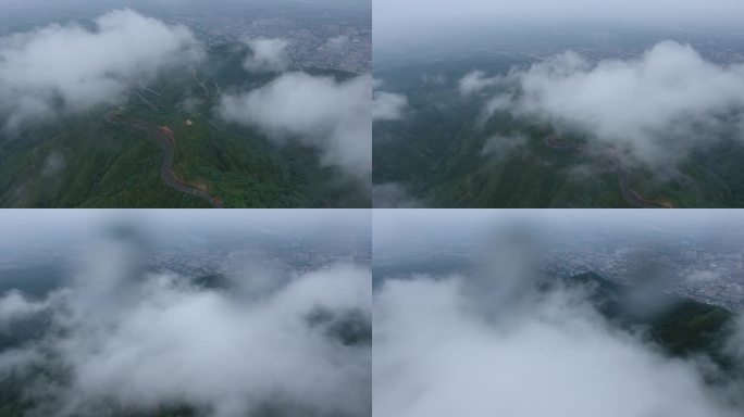 临潼骊山云海治愈美景