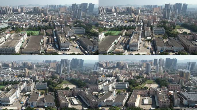 【正版素材】深圳宝安区沙井全景