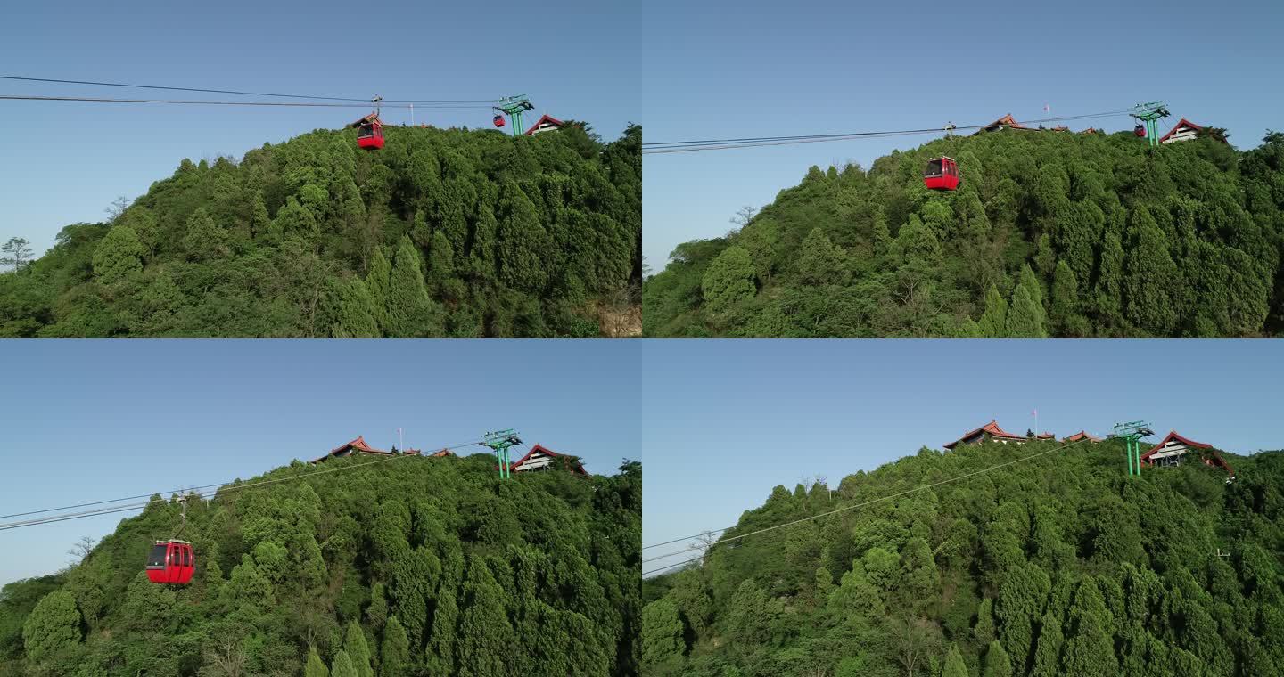 西安骊山索道航拍