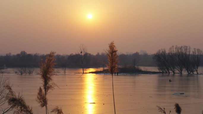 永定河夕阳