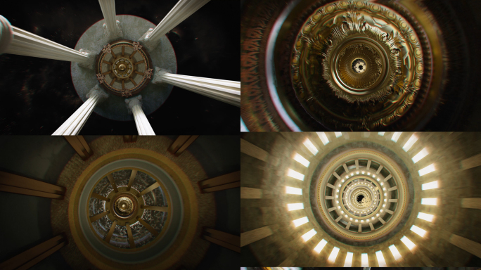 4k历史文化文明时间穿梭c4d工程