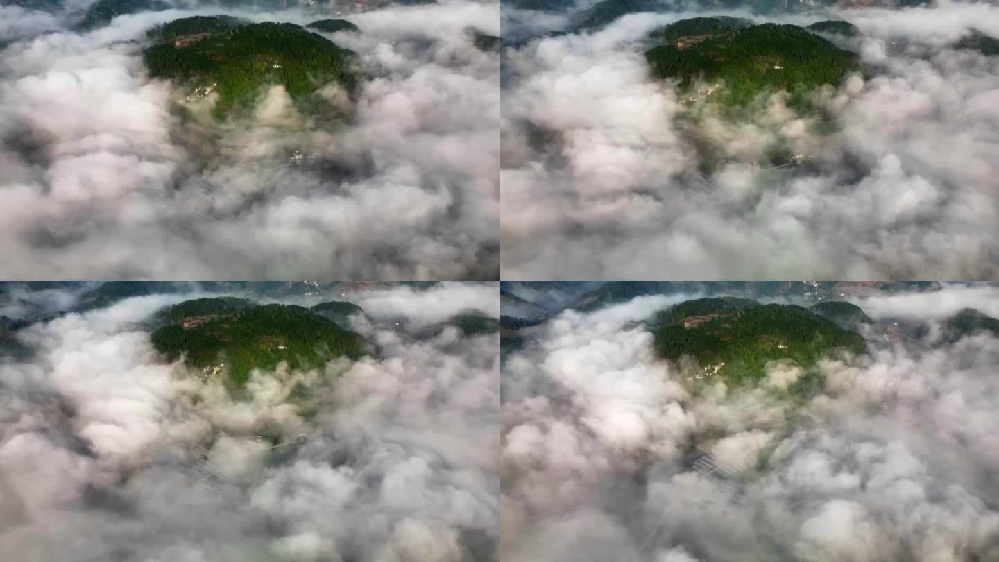 云雾翻滚延时摄影