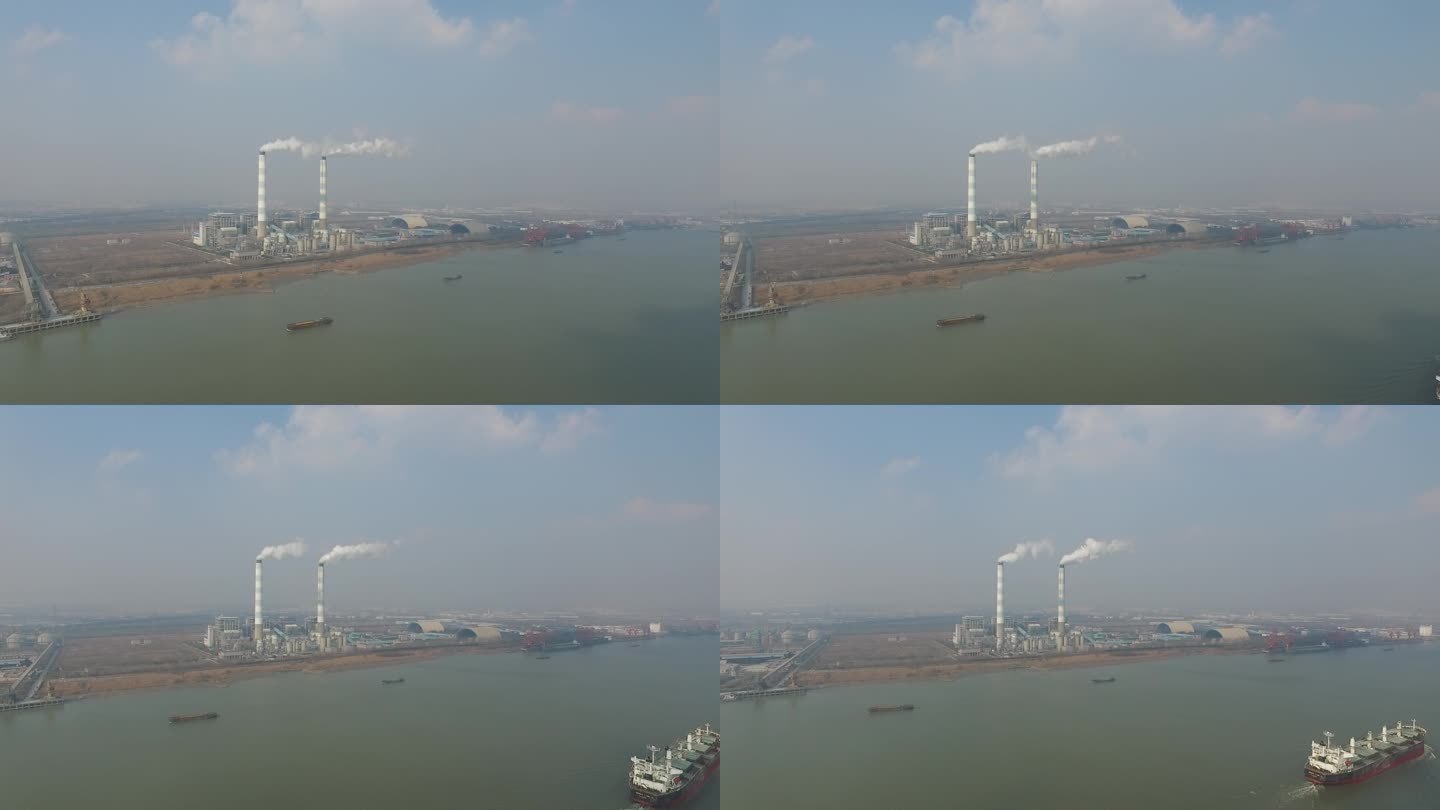 扬州二电厂航拍
