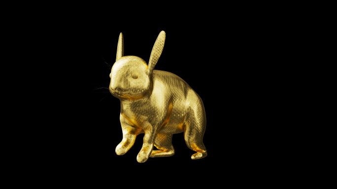 8种金兔子奔跑循环带通道