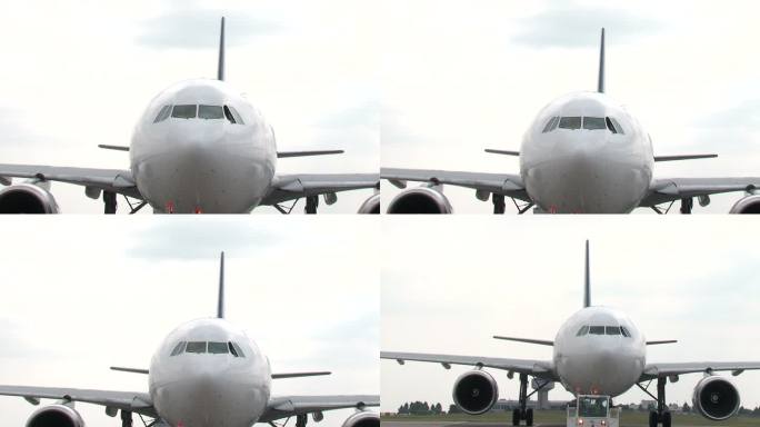 空客A330喷气式飞机推回序列