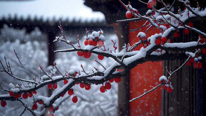 立冬小雪飘雪