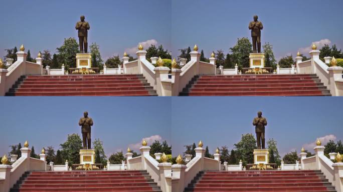 老挝琅勃拉邦苏潘努冯总统纪念碑