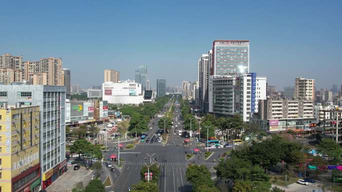 【正版素材】深圳宝安区新桥城市风光