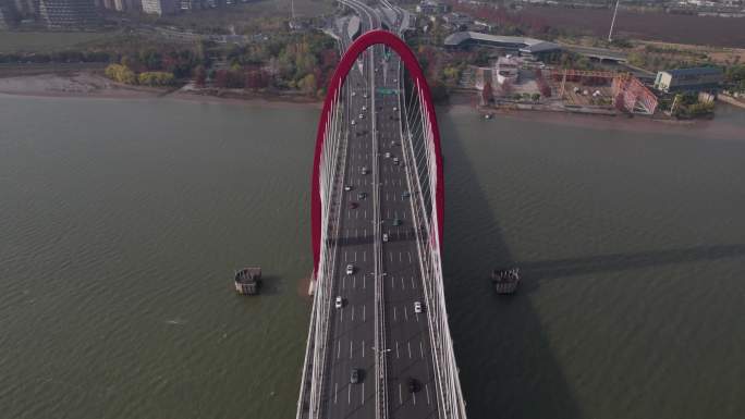 杭州之江大桥 航拍