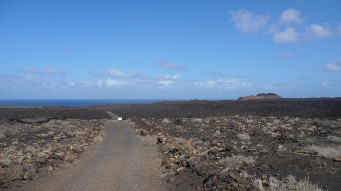 加那利群岛兰萨罗特岛Timanfaya国家公园的火山景观
