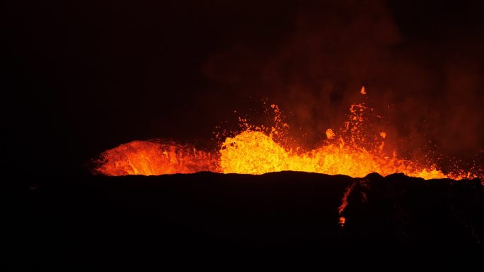 火山地球地热能源矿物质冒烟