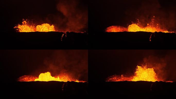 火山地球地热能源矿物质冒烟