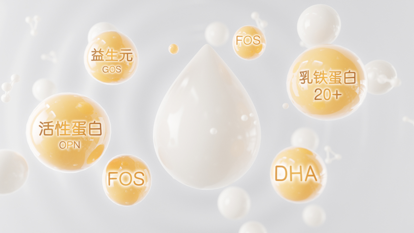 奶滴成分 模板
