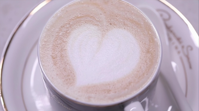 4k咖啡制作过程咖啡机煮咖啡浓缩拉花