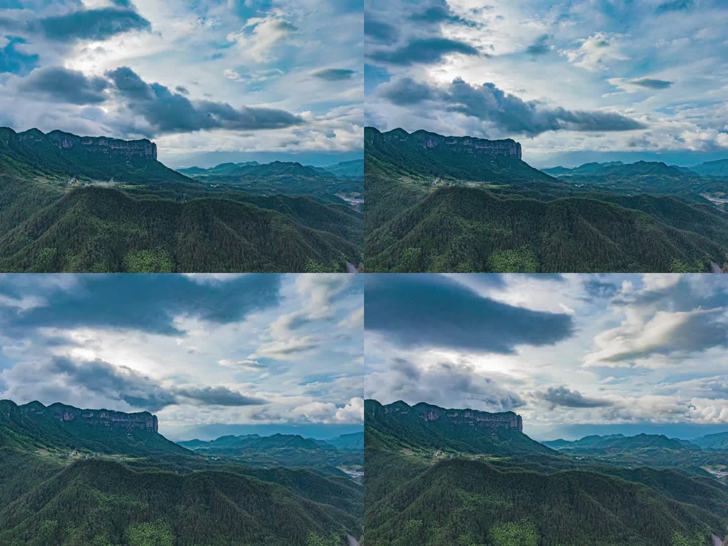 景星岩自然风光延时摄影