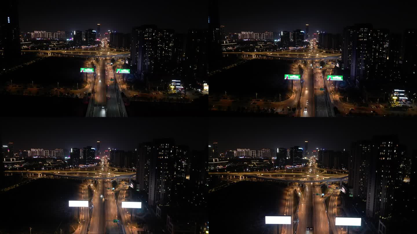 江西赣州新世纪大桥立交夜景