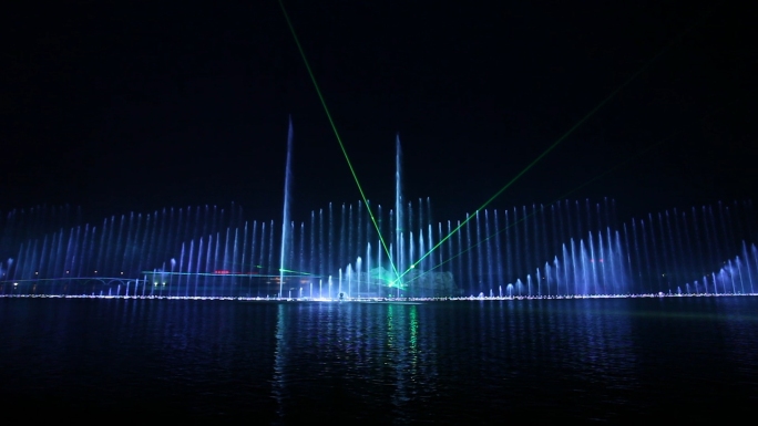 泉城夜宴灯光秀喷泉LED表演