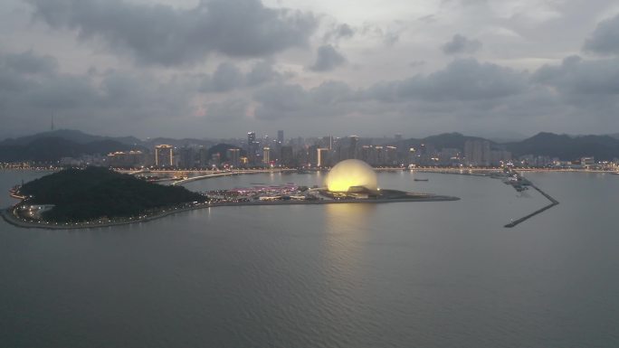 海珠日月贝·夜景航拍