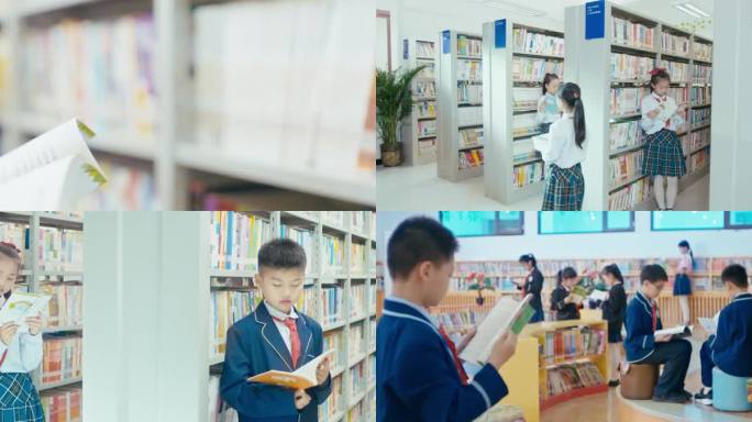 小学图书馆阅读读书学习小学生双减阅览合集