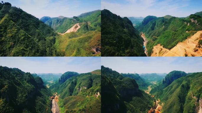 湘西凤凰风景 德夯 桐木矮 寨大寨桥